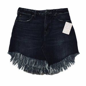Free People  | Frayed Bailey Denim MiniSki…